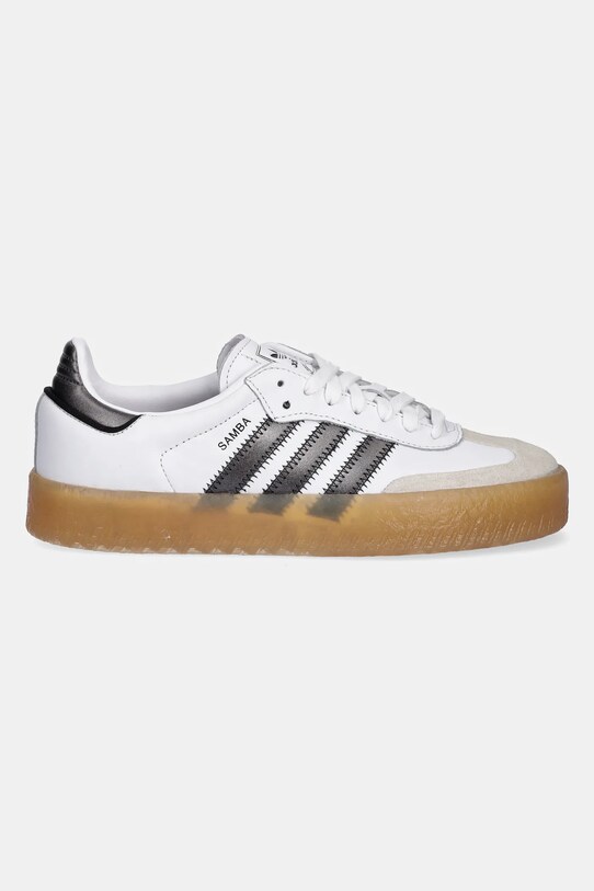 Nubukové tenisky adidas Originals Sambae JS3942 bílá AW25