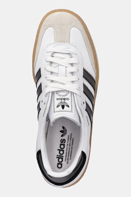 Nubukové tenisky adidas Originals Sambae bílá JS3942