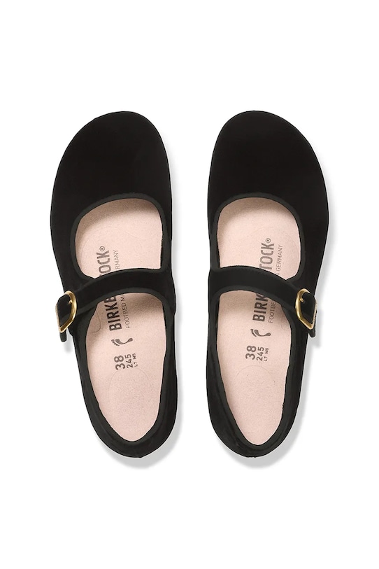 Birkenstock balerini de piele Santa Clarita negru 1030802