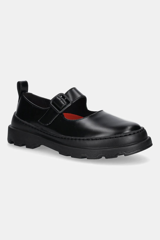 Camper balerini de piele Brutus+ Planet friendly negru K201841.001