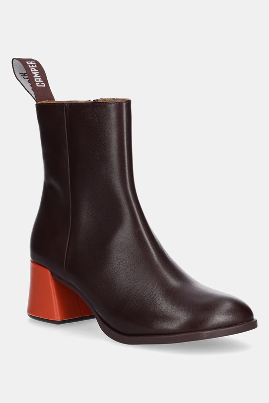 Camper cizme de piele TWS neizolat burgundia K400798.006