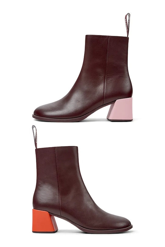 Camper cizme de piele TWS burgundia K400798.006