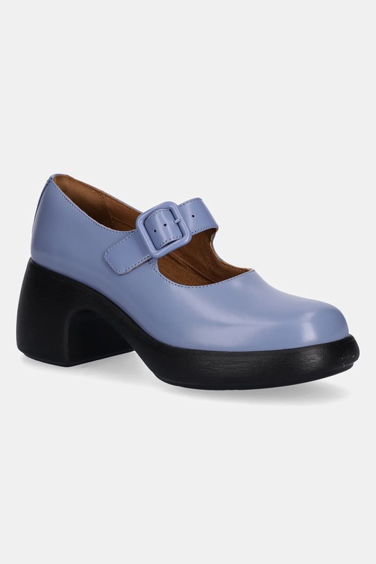 Camper pantofi de piele Thelma II gros albastru K201801.002