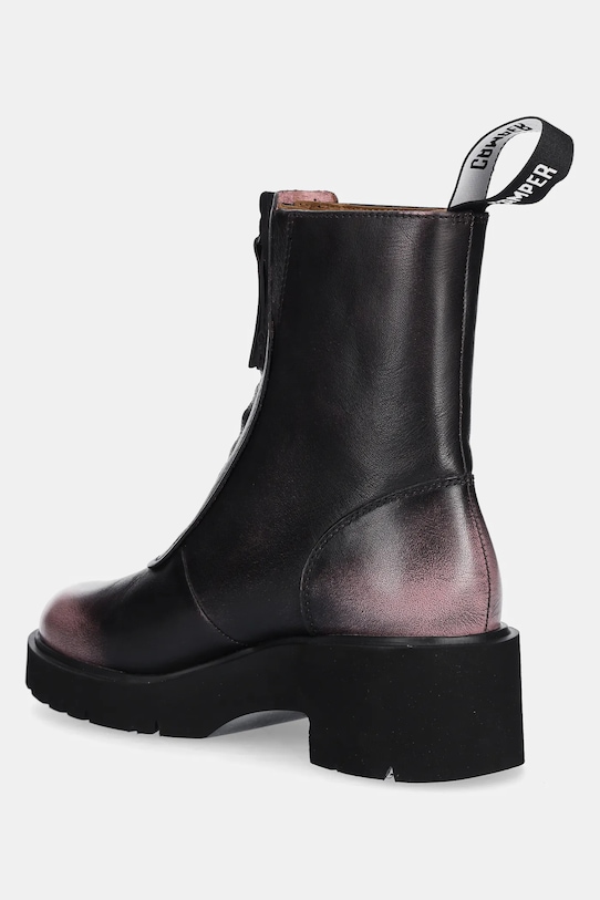 Παπούτσια Δερμάτινες μπότες Camper Milah K400776.008 μαύρο