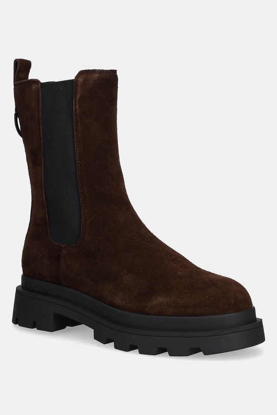 Blauer sztyblety zamszowe KIMMEL tekstylny brązowy F5KIMMEL08.SUE