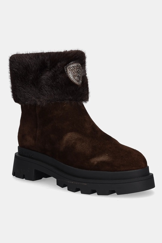 Blauer botki zamszowe KIMMEL tekstylny brązowy F5KIMMEL10.SUE