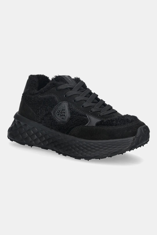 Blauer sneakersy LYNN imitacja skóry licowej czarny F5LYNN02.FUR