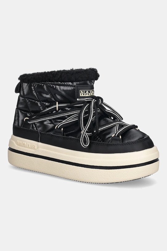 Napapijri śniegowce F5GLACIER02/NYP syntetyczny czarny NP0A892U.041