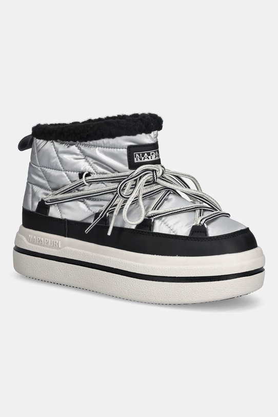 Napapijri śniegowce F5GLACIER02/NYP syntetyczny srebrny NP0A892U.S00