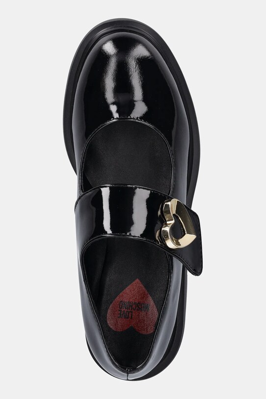 Love Moschino buty skórzane czarny JA10114G1NIH0000