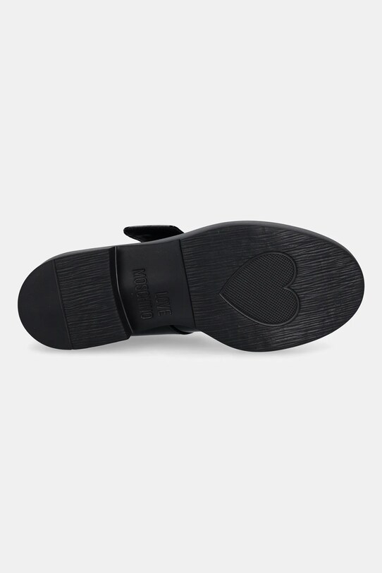 Love Moschino buty skórzane JA10114G1NIH0000 czarny