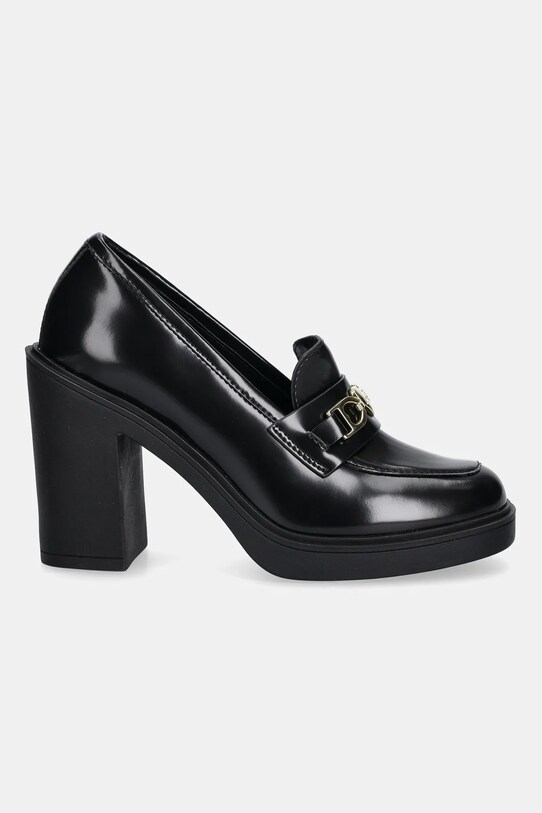 Δερμάτινες γόβες Love Moschino άνω των 8 εκ μαύρο JA1018AG1NJD0000