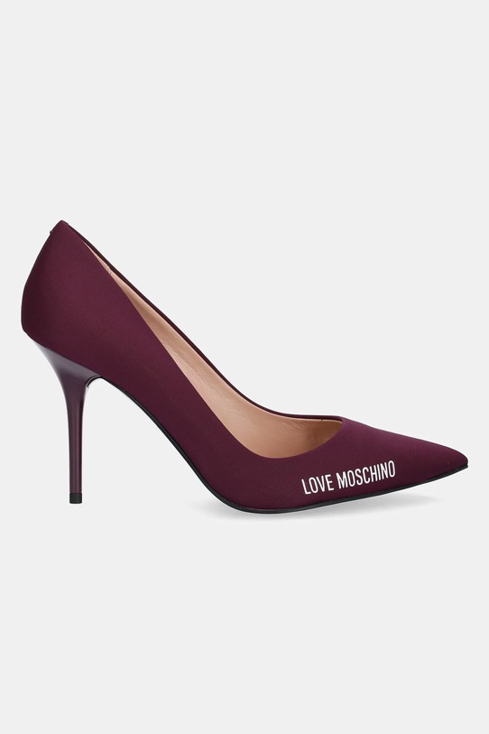 Love Moschino szpilki JA10299G1NIM0556 fioletowy AW25