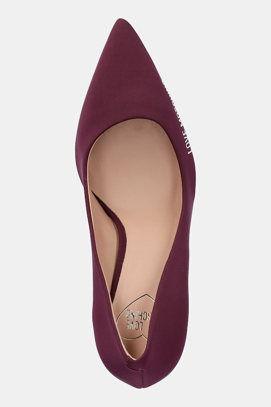 Love Moschino szpilki fioletowy JA10299G1NIM0556