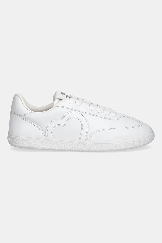 Love Moschino sneakersy skórzane JA15112G1NIA0100 biały AW25