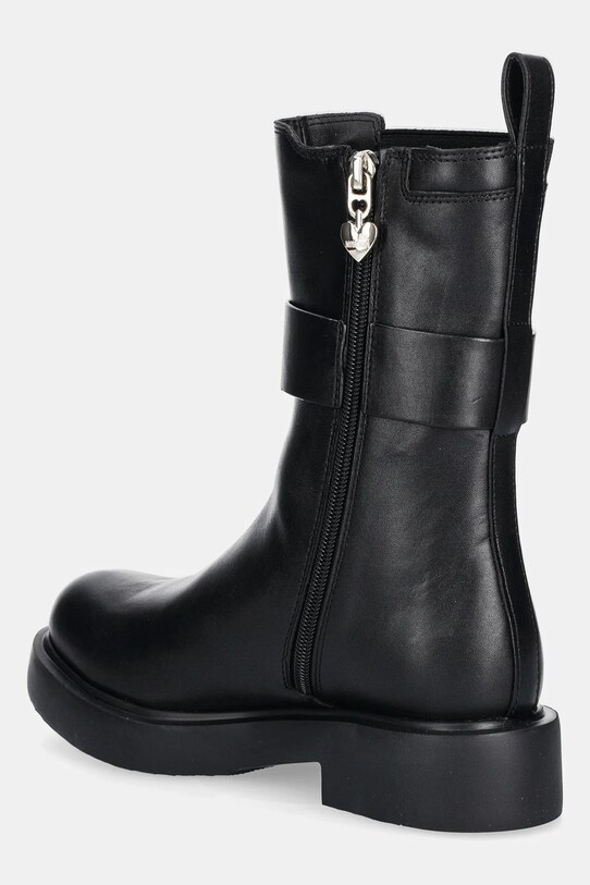 Obuwie Love Moschino botki skórzane JA24044G1NIA0000 czarny