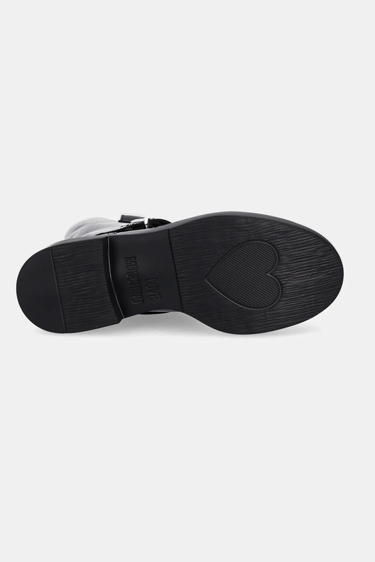 Δερμάτινες μπότες Love Moschino JA24064G1NIA000A μαύρο