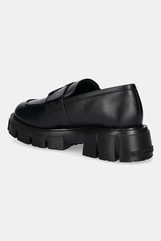 Obutev Usnjeni mokasini Love Moschino JA10155G1NIAX000 črna