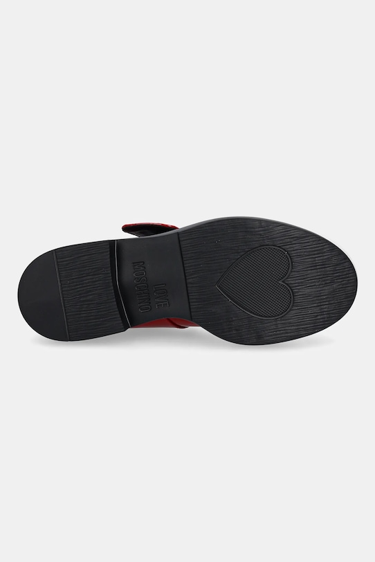 Love Moschino balerini de piele JA10114G1NIH0500 rosu