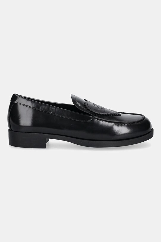 Love Moschino mokasyny skórzane JA10232G1NJD200A czarny AW25