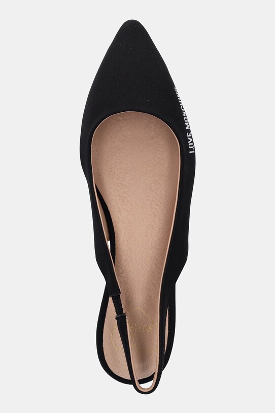 Love Moschino baleriny czarny JA11021G1NIM0000