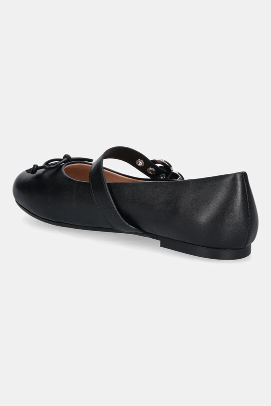Obuwie Love Moschino baleriny skórzane JA11091G1NIE000A czarny