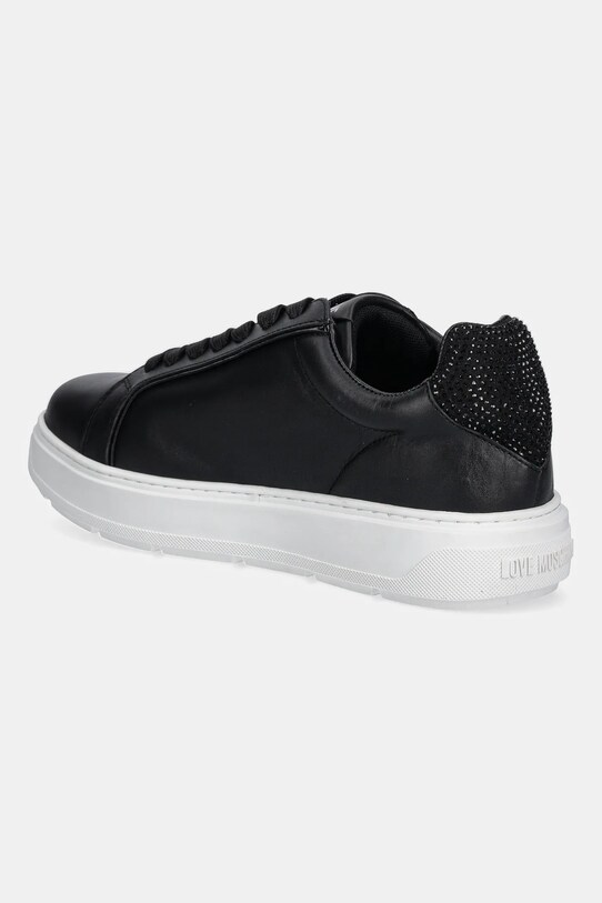 Obuwie Love Moschino sneakersy skórzane JA15184G1NIAC00A czarny