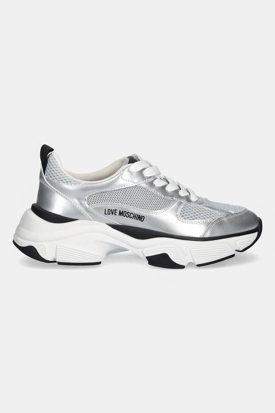Love Moschino sneakersy JA15246G1NIQE90A srebrny AW25