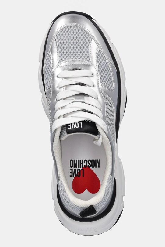 Love Moschino sneakersy srebrny JA15246G1NIQE90A