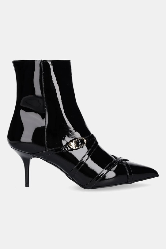 Love Moschino cizme de piele JA21047G1NIH0000 negru AW25