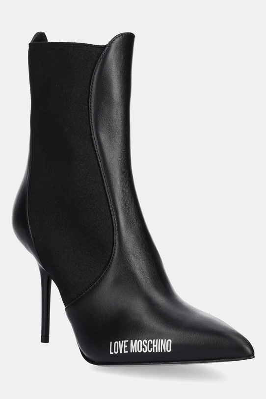 Μποτάκια Love Moschino υφασμάτινο μαύρο JA21059G1NIA0000