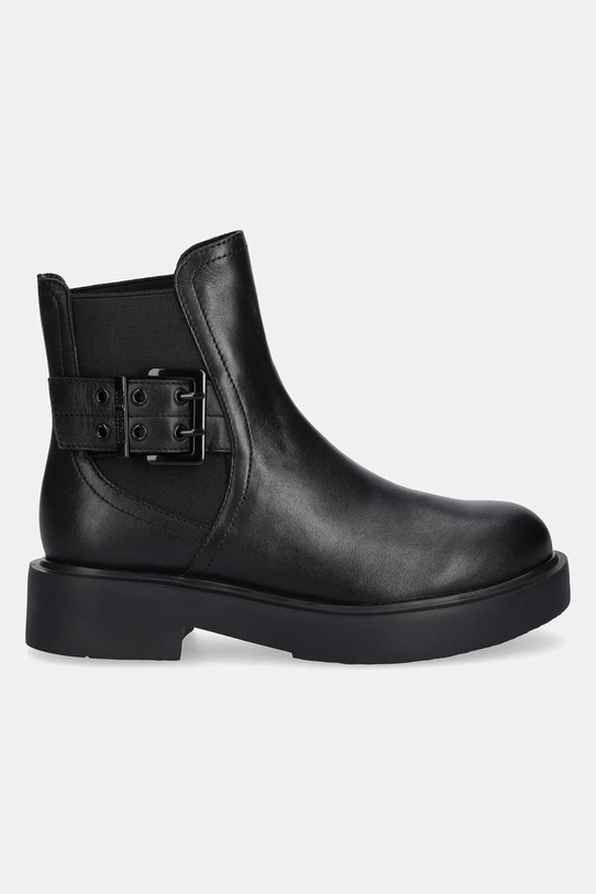 Love Moschino sztyblety skórzane JA24054G1NIAX000 czarny AW25