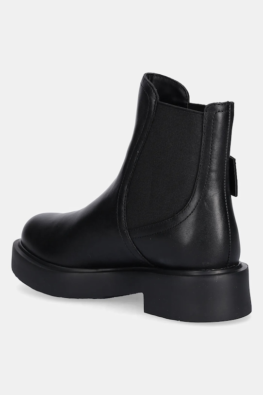 Obuwie Love Moschino sztyblety skórzane JA24054G1NIAX000 czarny