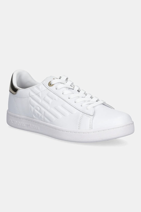 EA7 Emporio Armani sneakersy skóra powlekana biały AF10848.7X000331.M0015