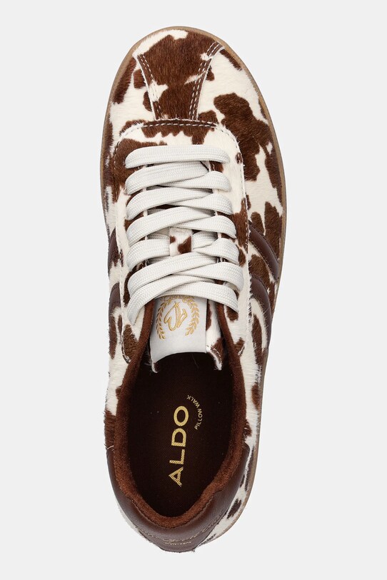 Aldo sneakersy skórzane CHICSNEAKER brązowy 14053635.CHICSNEAKER