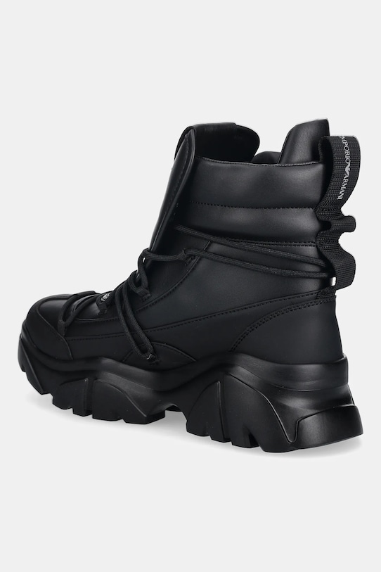 Încălțăminte EA7 Emporio Armani pantofi AF18611.7X000335 negru