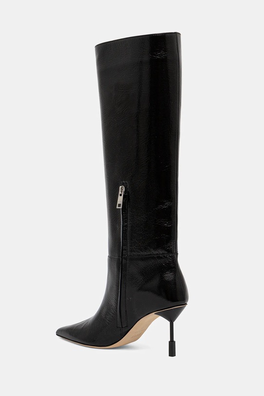 Obuwie MSGM kozaki skórzane 3941MDS954.818.99 czarny