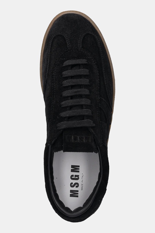 MSGM sneakersy zamszowe czarny 3941MDS021.996.99