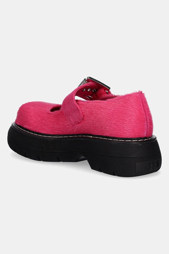 Obuwie MSGM baleriny zamszowe 3941MDS858.995.14 różowy