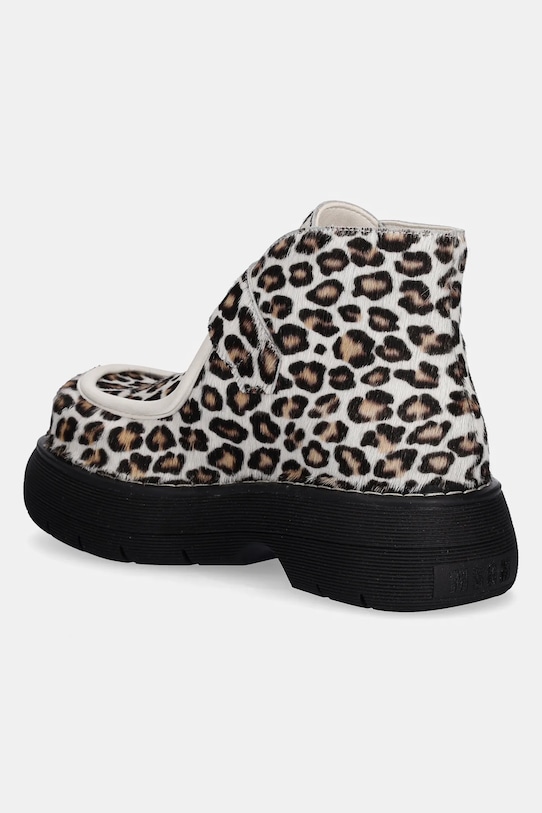 Încălțăminte MSGM cizme din piele întoarsă 3941MDS857.936.2 bej