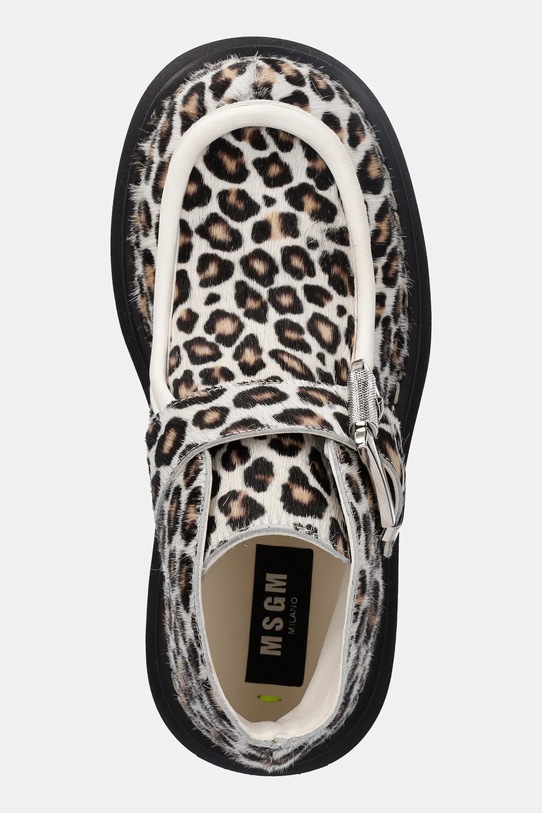 MSGM botki zamszowe beżowy 3941MDS857.936.2