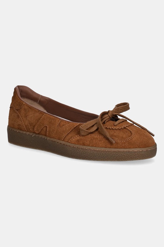 MSGM baleriny zamszowe brązowy 3941MDS024.996.28