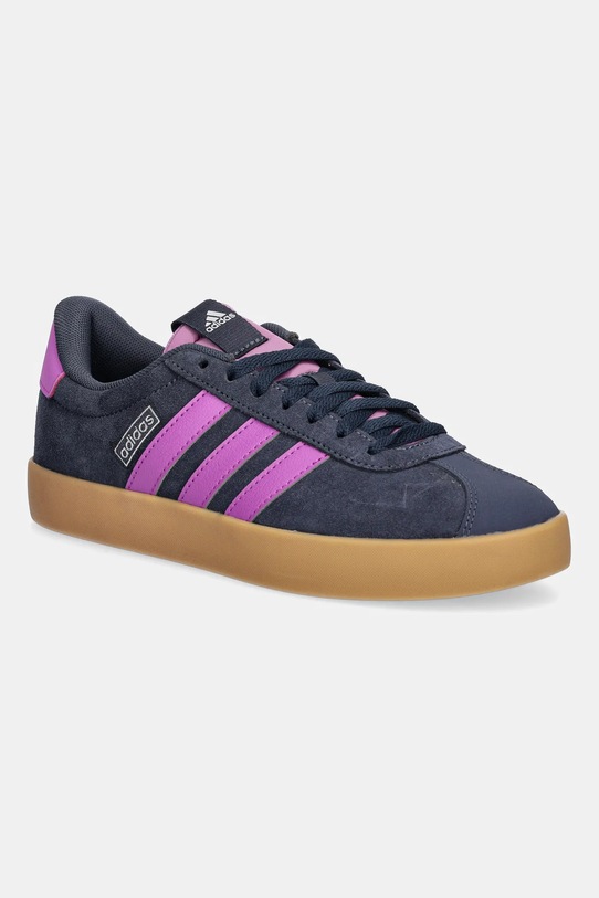 adidas velúr sportcipő Vl Court 3.0 nappa bőr sötétkék JR0953