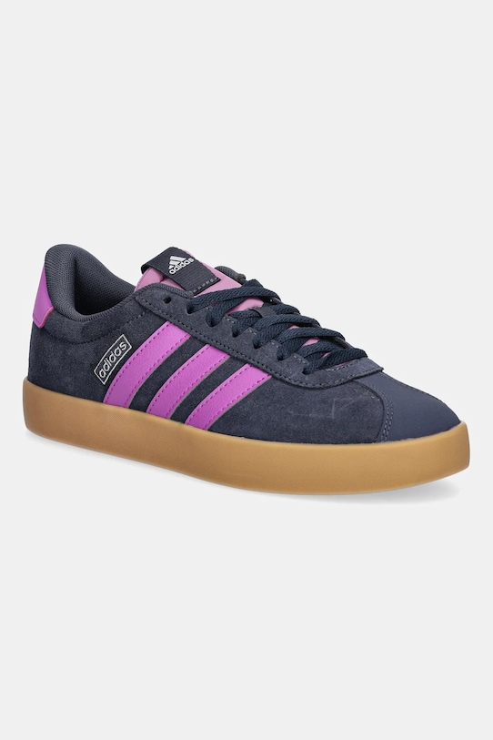adidas sneakers din piele întoarsă Vl Court 3.0 piele întoarsă bleumarin JR0953