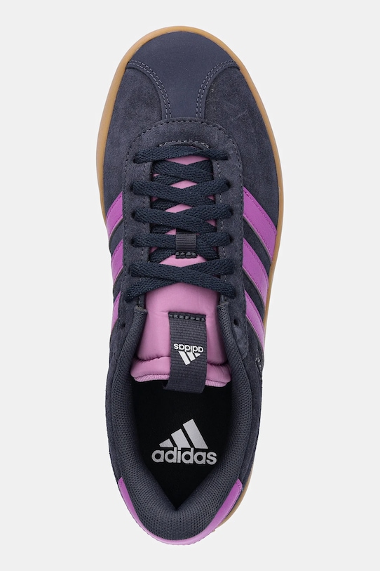 adidas sneakers din piele întoarsă Vl Court 3.0 bleumarin JR0953