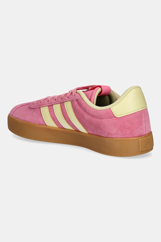 Boty Semišové tenisky adidas Vl Court 3.0 JR8647 růžová