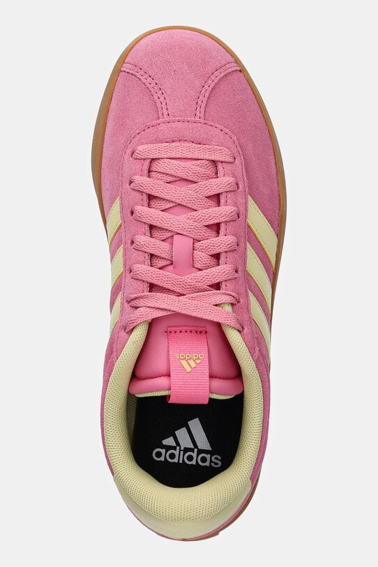 adidas sneakersy zamszowe Vl Court 3.0 różowy JR8647