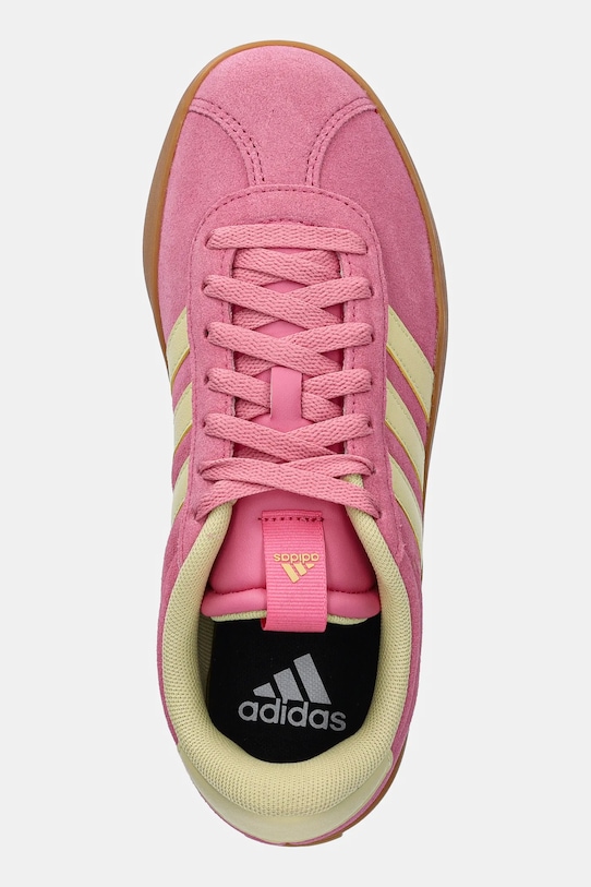 Semišové tenisky adidas Vl Court 3.0 růžová JR8647