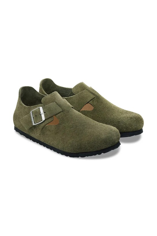 Obuwie Birkenstock półbuty zamszowe London 1030829. zielony