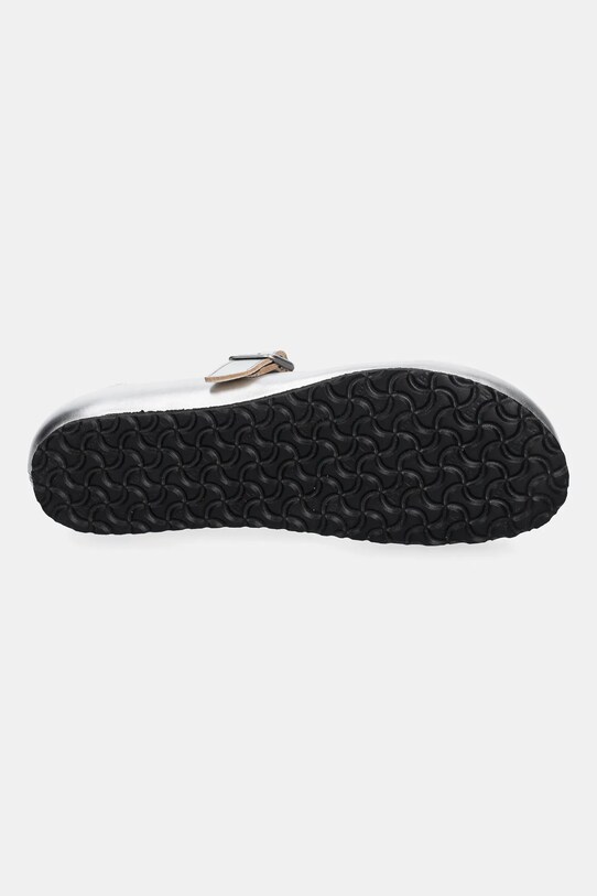 Δερμάτινες μπαλαρίνες Birkenstock Santa Clarita 1030679 ασημί